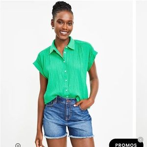 Loft Petite Dolman Everyday Shirt